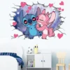 3D Cartoon Stitch Wall Stickers (15.7x23.7) Inch
