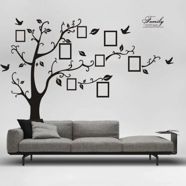 3D DIY Photo Tree PVC Wall Decals Adhesive Wall Stickers