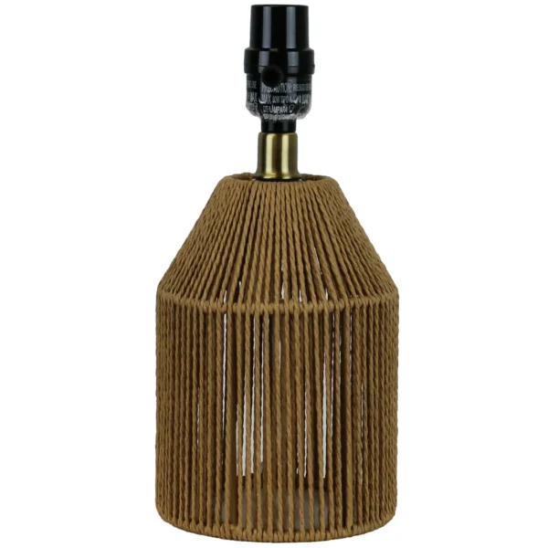 Natural Rope Table Lamp, 16"H - Image 4