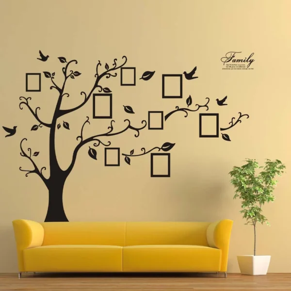 3D DIY Photo Tree PVC Wall Decals Adhesive Wall Stickers - Image 3