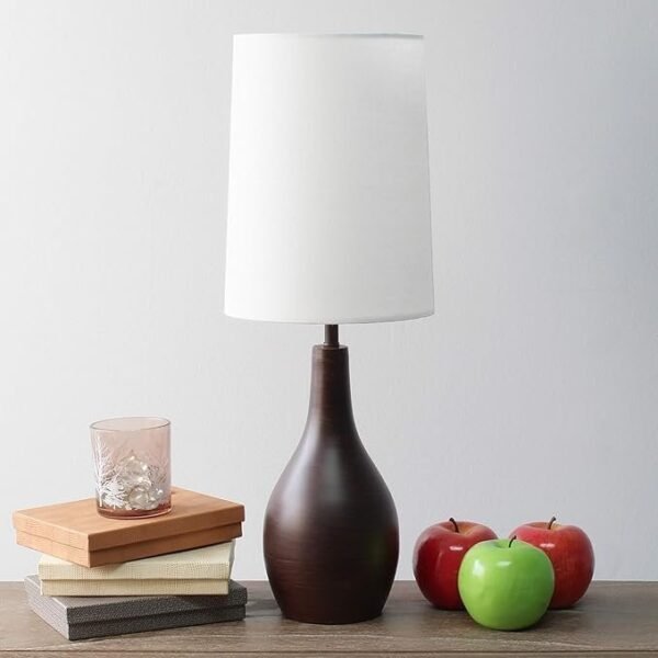 Simple Designs LT3303-RBZ Tear Drop Table Lamp, Restoration Bronze - Image 3