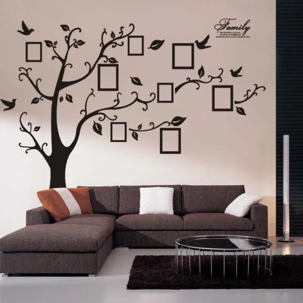 3D DIY Photo Tree PVC Wall Decals Adhesive Wall Stickers - Image 4