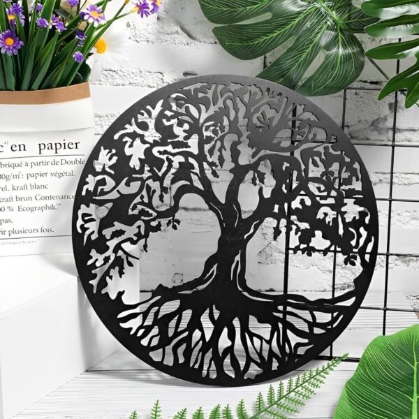 Tree of Life Wooden Wall Art Decor Wooden Tree Wall Sculpture 11.8 Inch