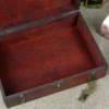 Treasure Chest Decorative Boxes with Lids for Home Decor - Color Brown - Image 3