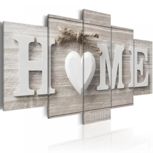 5Pcs Concise Fashion Wall Art Home Letter - Image 4