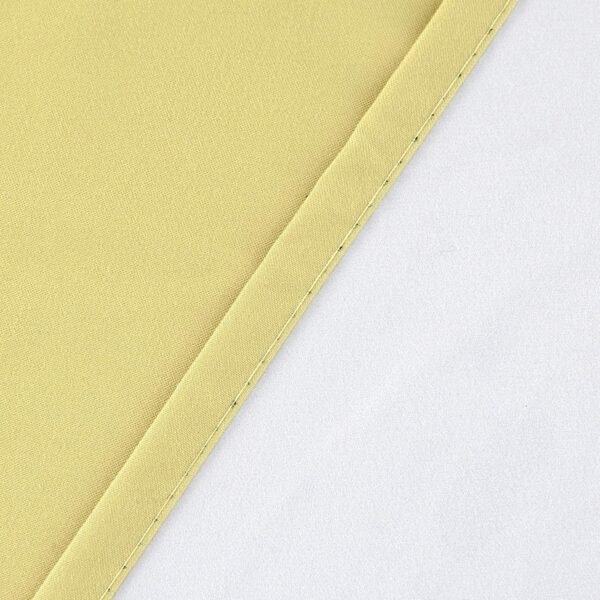 Set of 2 Blackout Insulated Curtain Tiers - 27"w X 36"l-yellow - Image 4
