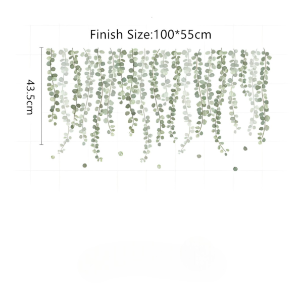 Hanging Foliage Wall Sticker/Decal, Leaves Decal/Wall Sticker, Removable Wall Decal - Image 2